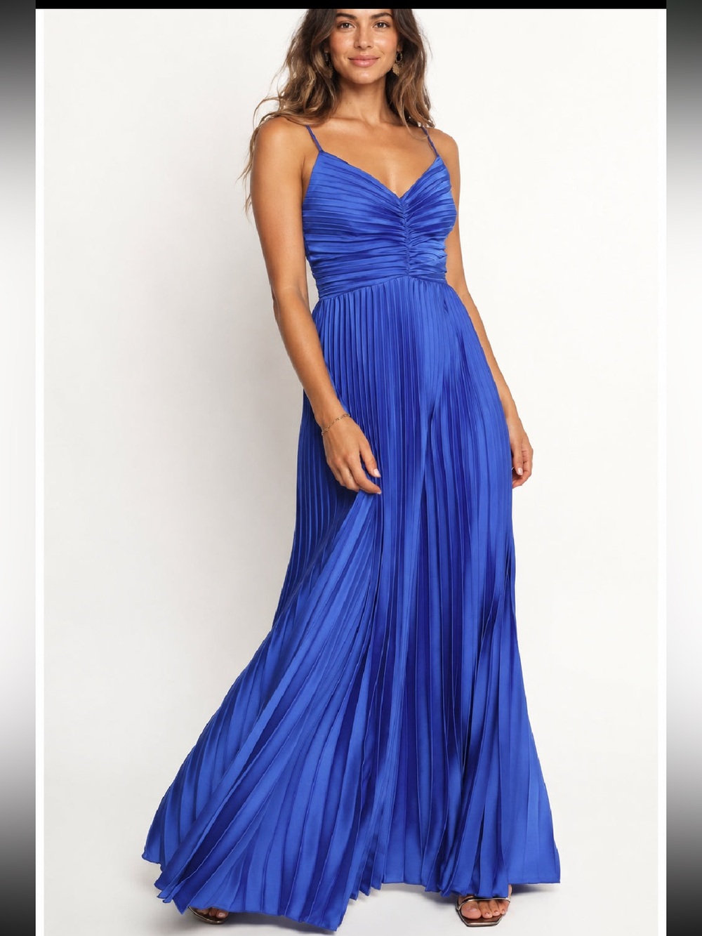 Petal & Pup Naira Pleated Maxi Dress 💙NWT💙IN STORES💙